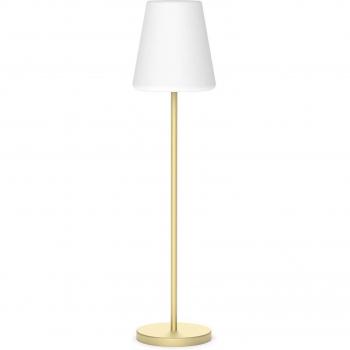 Lampadaire solaire Newgarden Lola Slim 120 doré/blanc