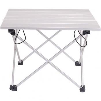 Travel-Friendly Aluminum Folding Table for Camping and BBQ