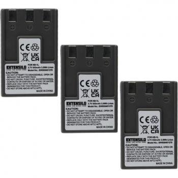 Ersatzakku Extensilo für Canon Digitalkamera