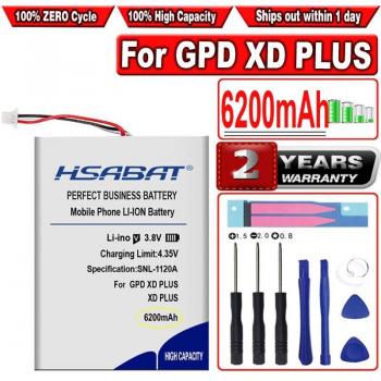 HSABAT 6200mAh Powerbank für GPD XD Plus