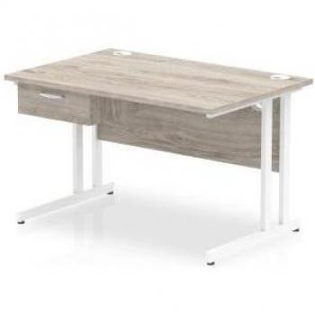 Impulse 1200 x 800mm Straight Office Desk