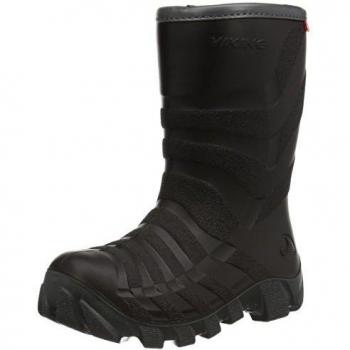 Viking ULTRA 2.0, Unisex-Kinder gefütterte Schneestiefel, Schwarz