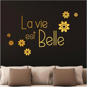 Chic Gold Quote Sticker Sheet