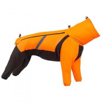 Fjord Overall Regenmantel Non‑stop Dogwear in Orange/Schwarz