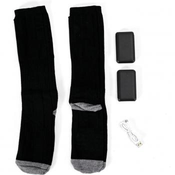 Unisex Electric Heated Socks with 3.7V Battery and Temperature Control