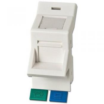 Modulo Snap-In con angolazione di 45 gradi per un Frutto AV, 4 pezzi da Lindy