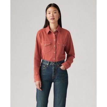 Camicia A Maniche Lunghe Levi's Iconic Western Rossa L