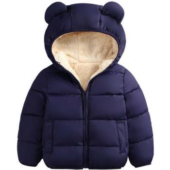 Ropa de nieve infantil: parká deportiva cálida con capucha y orejas de oso, talla 0-3 años