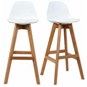 Taburete de diseño escandinavo 65cm lote dos MINI PAULINE
