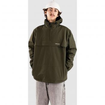 Carhartt WIP Green Windbreaker con Zip Media