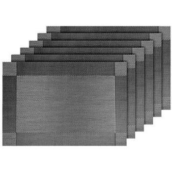 Heat‑Insulating Silver Grey Placemats