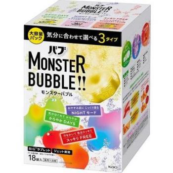 Dekaraku Bub Monster 18 Rapid‑Fizzing Hot Spring Bath Additives