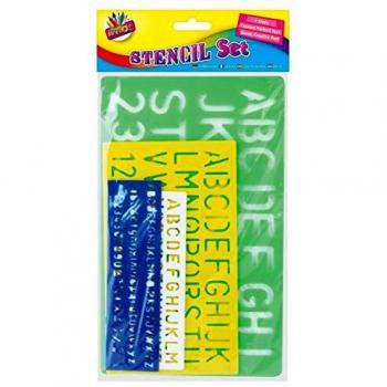 Ensemble Pochoirs Alphabétiques + Numériques – 4 pièces