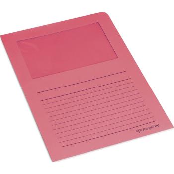 Pergamijn L‑Map Geel – 100 stuks, karton 120g, venster