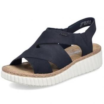 Rieker Synthetik-Sandaletten 69264-14 – Damen, Blau Pazifik