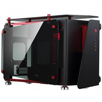 Jonsbo Mini‑ITX MOD1‑Black/Red Aluminium‑Gehäuse
