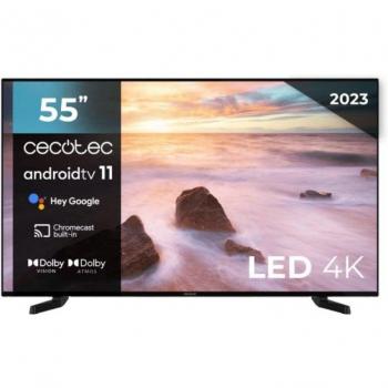 Televisor Smart TV Cecotec A2 Series ALU20055 55 4K UHD LED Android 11 E negro