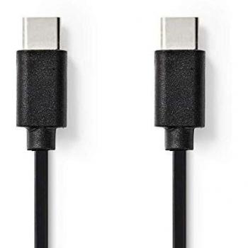 USB‑C Cable Nedis 1 m Negro – Serie CCGP60700BK10
