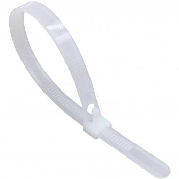 2” Heavy Duty Natural Reusable Plastic Cable Ties