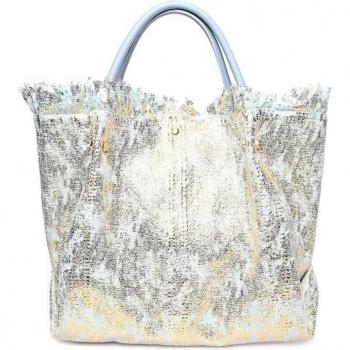 Bolso de mano Carla Ferreri en color celeste
