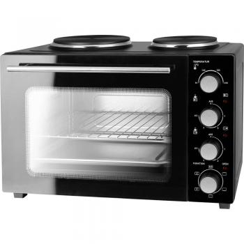 EMERIO Mini Oven with Grill Function and Hobs