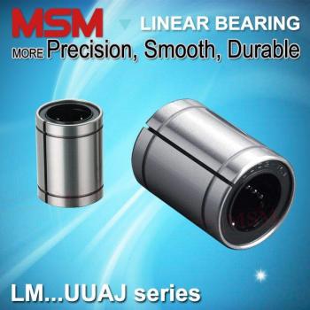 MSM 10pcs Adjustable Linear Motion Bearings LM8UUAJ LM10UUAJ LM12UUAJ LM16UUAJ LM20UUAJ