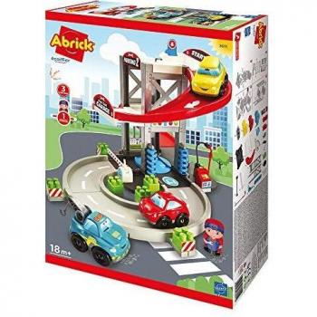 Jouet Ecoiffier Garage Abrick avec 3 véhicules et 1 personnage 3011