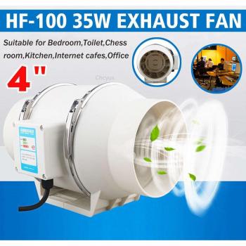 220V 4 Inch Low Noise Air Blower for Ventilation