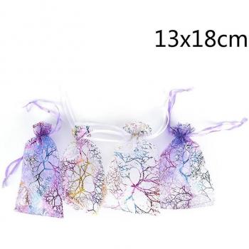 Elegante estuche de organza para accesorios