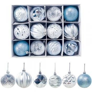 12pcs Holiday Tree Ornaments