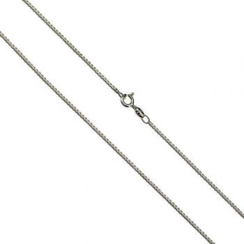 VIVANCE Silber‑Collier “Rhodium‑Veneziakette” – 55 cm Länge