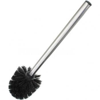 Stainless Steel WC Brush with Black Bristle Head