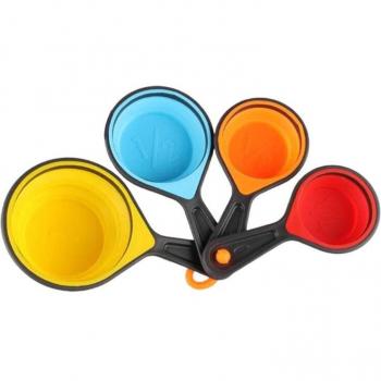 Tasses de mesure pliables multicolores