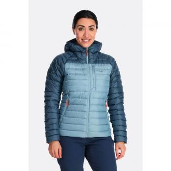 Rab Microlight Alpine Jacke für Damen, Größe 16, blau