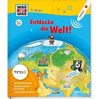 Was ist was Junior: Entdecke die Welt! Kinderbuch ab 4 Jahren zu lesen: Kontinente, Länder, Kulturen