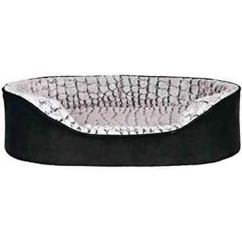 Trixie Lit Orthopédique Chic Noir-Gris Confortable