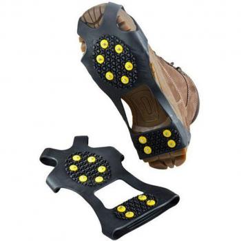 Crampones elásticos con 10 tachuelas para senderismo