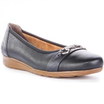 Rieker Ballerinas Female Blue Size 6 UK Navy Ballet Pump Women Comfortable Elegant