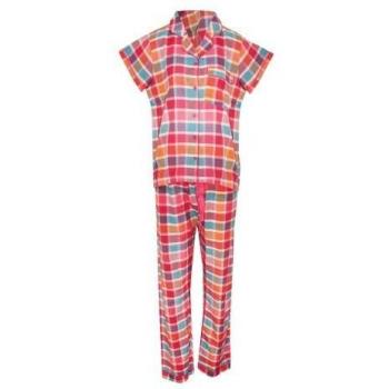 Forever Dreaming Women’s Pink L Button‑Down Pajamas