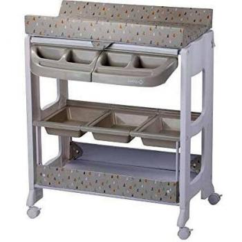 Dolphy Safety 1st Fasciatoio Neonato Con Vaschetta E Materassino Imbottito Warm Gray