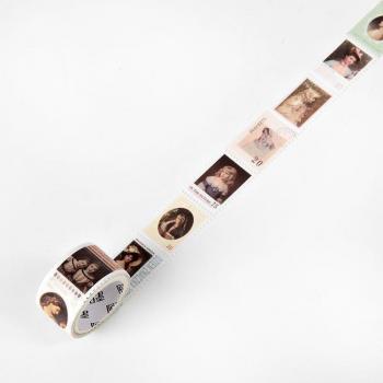 Cinta adhesiva Washi estilo vintage bosque