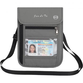 RFID Passport Holder Neck Wallet for Men and Women
