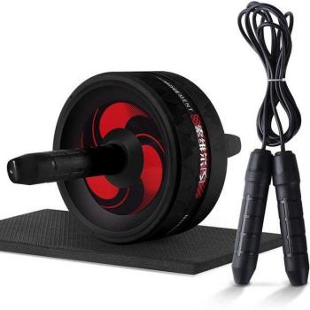 Corde à sauter et roue abdominale sans bruit