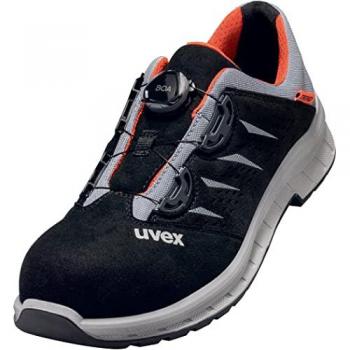 UVEX 6908 Safety Footgear – EU 39 – Black/Red Pair