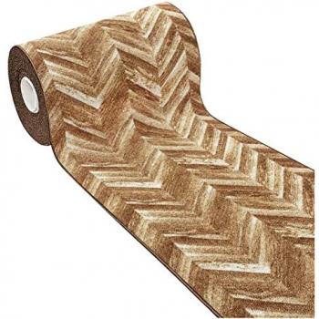 Tapis Salle de Bain Antidérapant Marron 57x190 cm