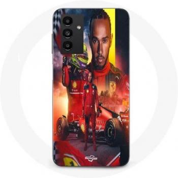 Samsung Galaxy A14 4G Beschermhoes Lewis Hamilton Scuderia Ferrari F1