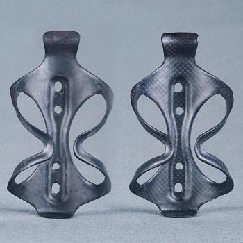 Porte-bouteille carbone 3K finition mate pour vélo