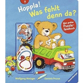 Hoppla! Was fehlt denn da?: Mein großes Puzzle-Spielbuch
