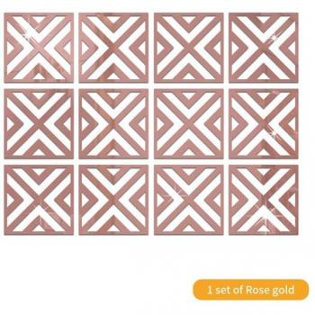 Éclat de Miroir en Acrylique – Set 12 autocollants