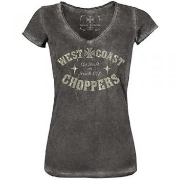 West Coast Choppers Maglietta A Maniche Corte Nera